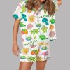 Florida Clipart Satin Pajama Set