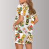 Hawaiian Sun Pass O Guava Can Art Pajama Set