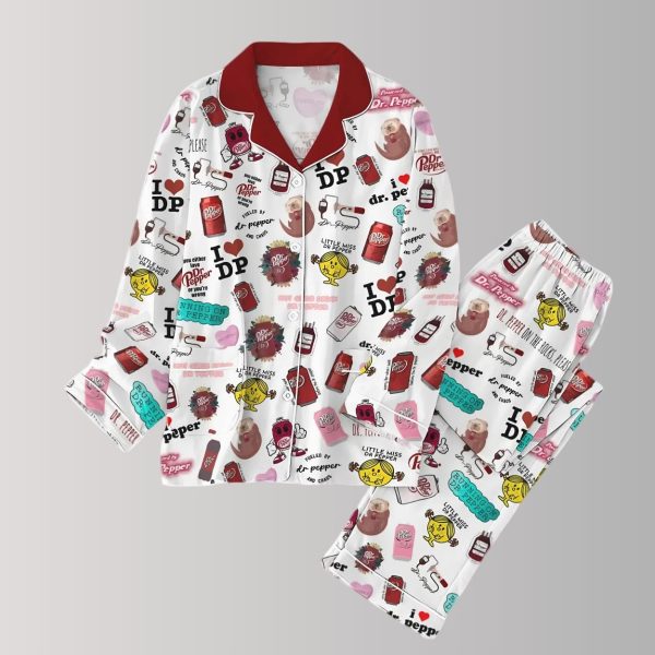 I Love Dr Pepper Valentine Pajamas Set