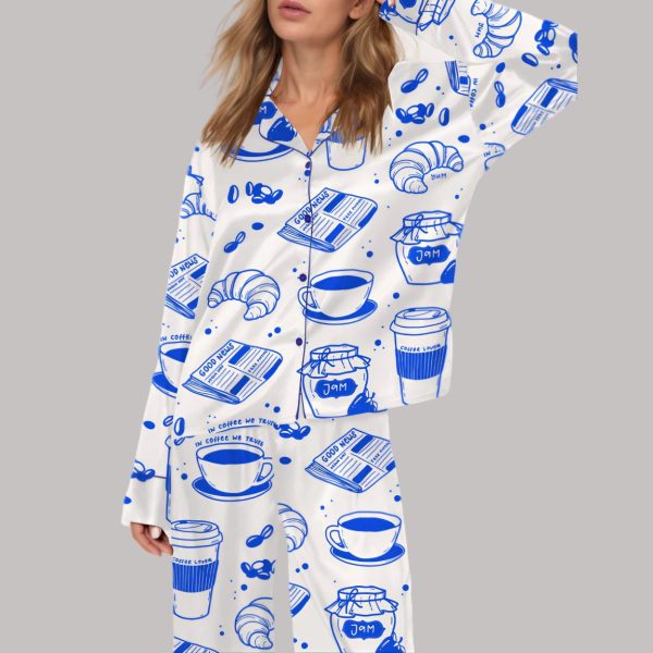 In Coffee We Trust Pajamas Set