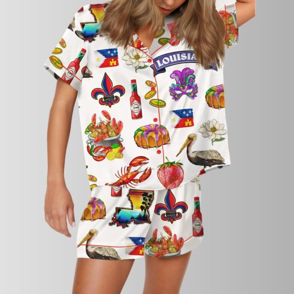 Louisiana Culture Satin Pajama Set