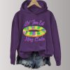 Louisiana Mardi Gras Let Them Eat King Cake Print Hoodie