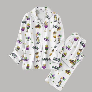 Mardi Gras Carnival Candies Pajamas Set