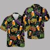 Mardi Gras Carnival Mask Beer Beads Hawaiian Shirt