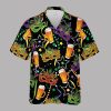 Mardi Gras Carnival Mask Beer Beads Hawaiian Shirt