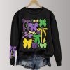 Mardi Gras Coquette Bow Print Sweatshirt