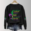 New Orleans Louisiana Crawfish Beads Masks Mardi Gras Fat Tuesday Parade King Cake Sweatshirt