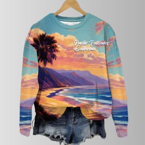 Pacific Palisades California Sunset Vibes Sweatshirt