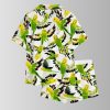 Parakeet Birds Love Satin Pajama Set