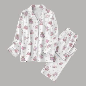 Pink Book Valentine Pajamas Set