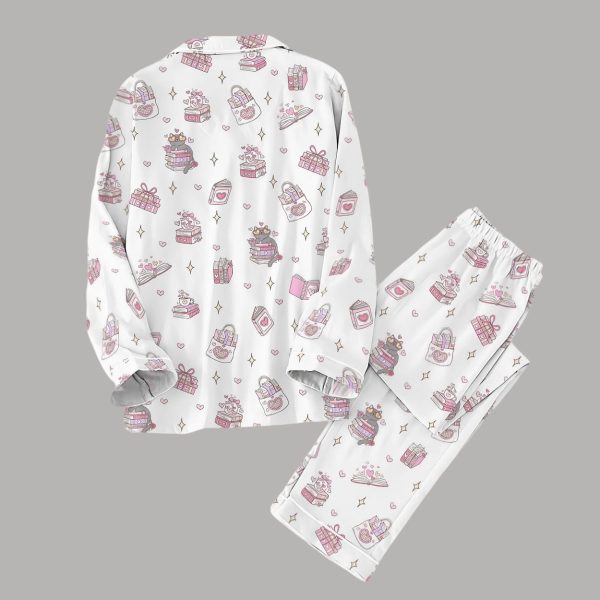 Pink Book Valentine Pajamas Set