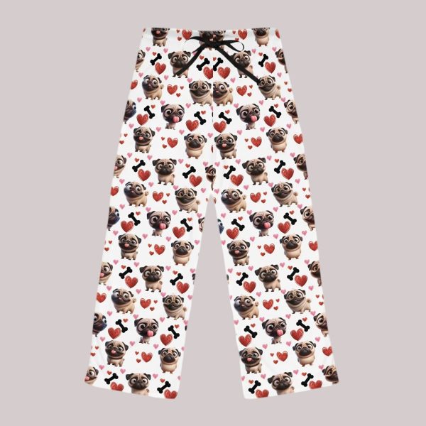 Pug Lover Valentine's Day Pajama Pants