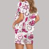 Retro Howdy Valentine Satin Pajama Set