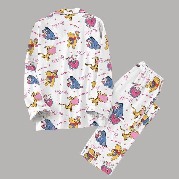 Retro Winnie The Pooh And Friends Pajamas Set