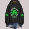 Shenanigans Coordinator St. Patrick's Day Print Hoodie