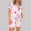 Snowboarding Satin Pajama Set