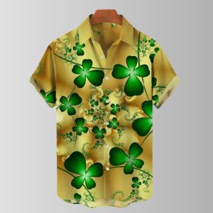 St Patricks Day Printed Hawaiian Shirt