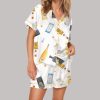 Tequila Painting Satin Pajama Set