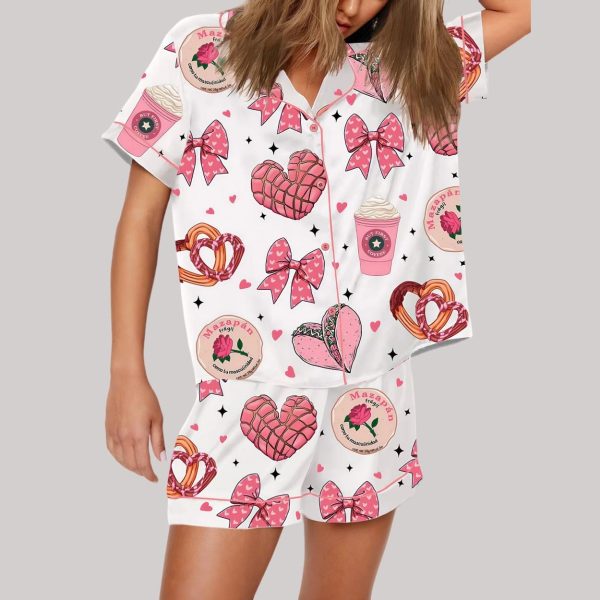 Valentine Mexican Bread Lover Pajama Set