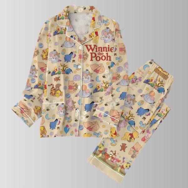 Vintage Winnie The Pooh Pajama Set